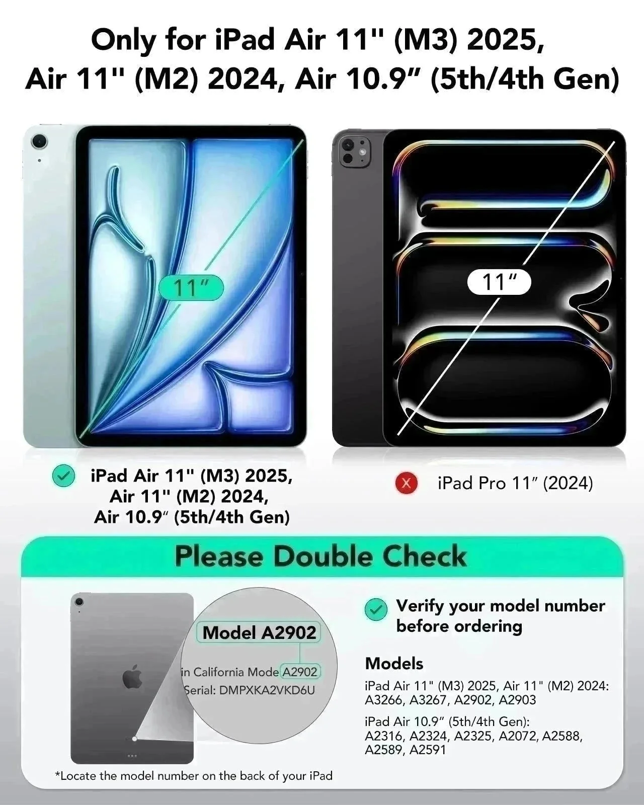 iPad Air 11" (M3) 2025 Bundle Shift Magnetic Case with Geo Digital Pencil - Titanium - Image 2
