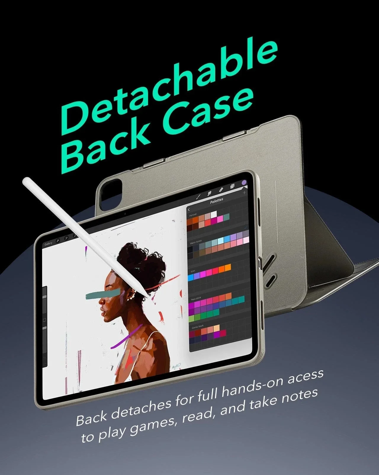 iPad Pro 11ʺ (2025) Shift Magnetic Case - Titanium - Image 6
