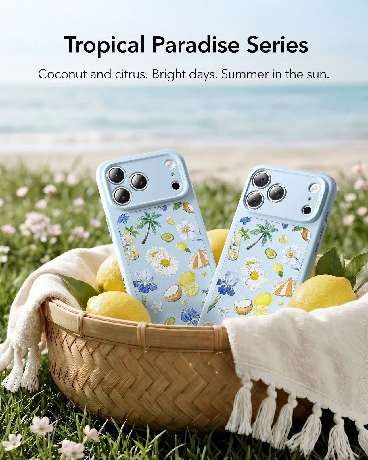 iPhone 17 Pro Classic Hybrid Magnetic Case (Camera Control) - Tropical Paradise - Image 3