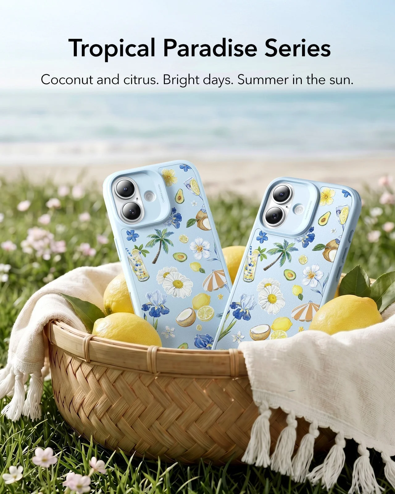 iPhone 17 Bundle Classic Hybrid Magnetic Case (Camera Control) and Armorite Screen Protector - Tropical Paradise - Image 4