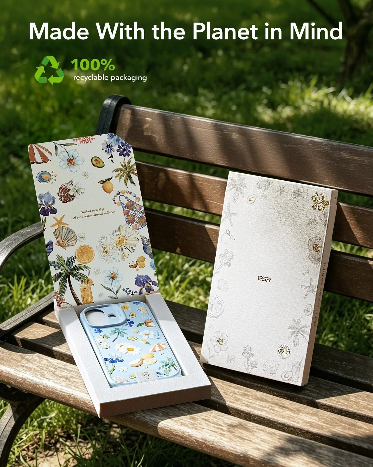 iPhone 17 Bundle Classic Hybrid Magnetic Case (Camera Control) and Armorite Screen Protector - Tropical Paradise - Image 7