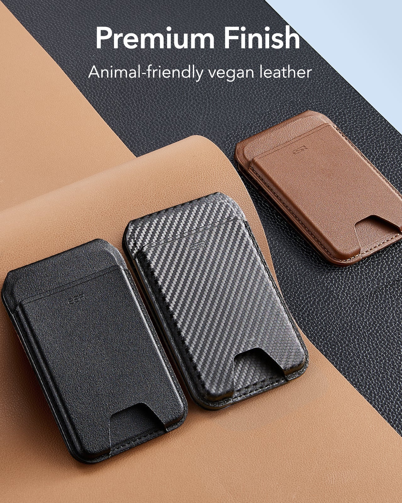 Aura Clutch Magnetic Wallet and Classic Wallet Stand Bundle - Tropical Paradise&Midnight Black - Image 14